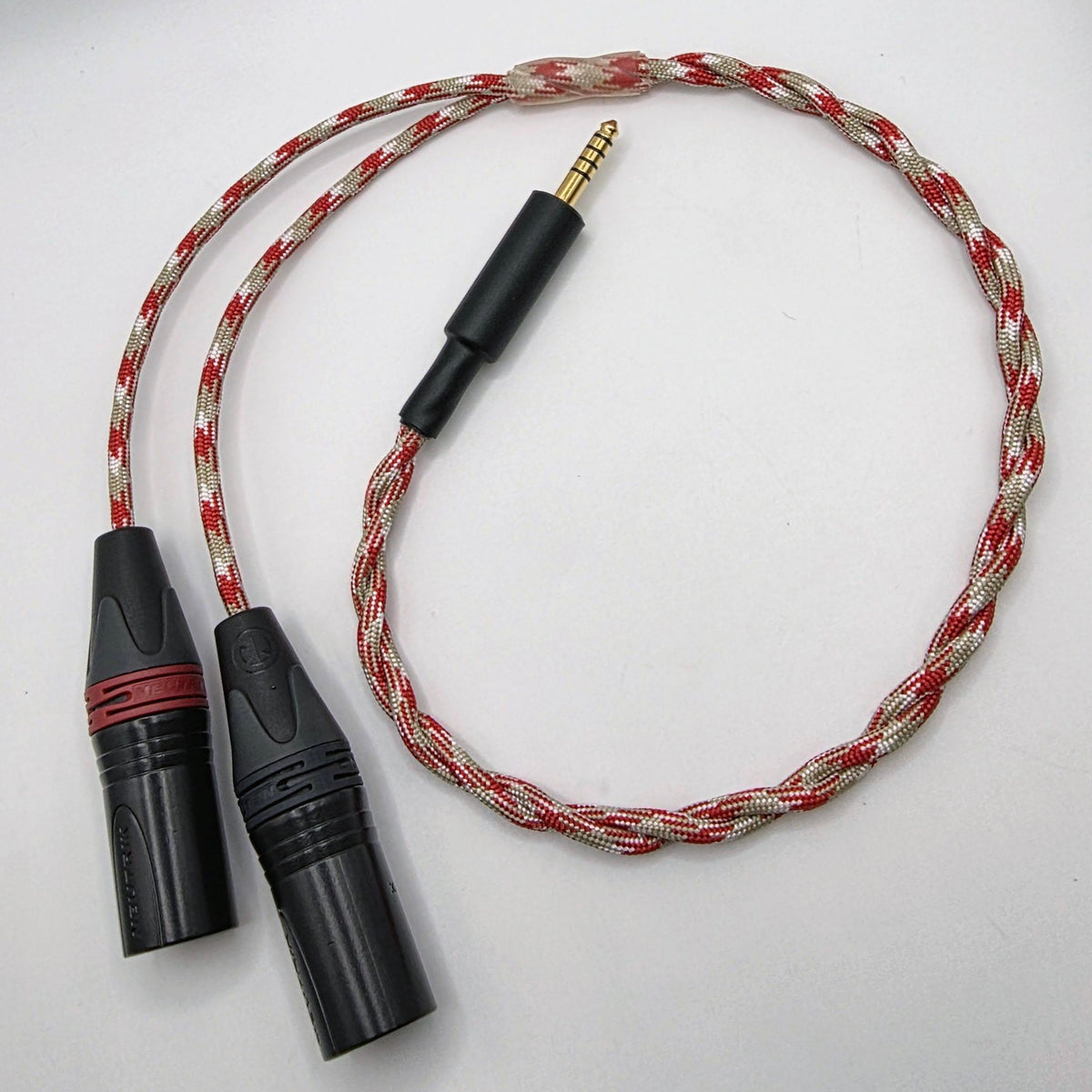 4.4mm to Dual M/F 3 Pin XLR Interconnect - Mogami and Neutrik