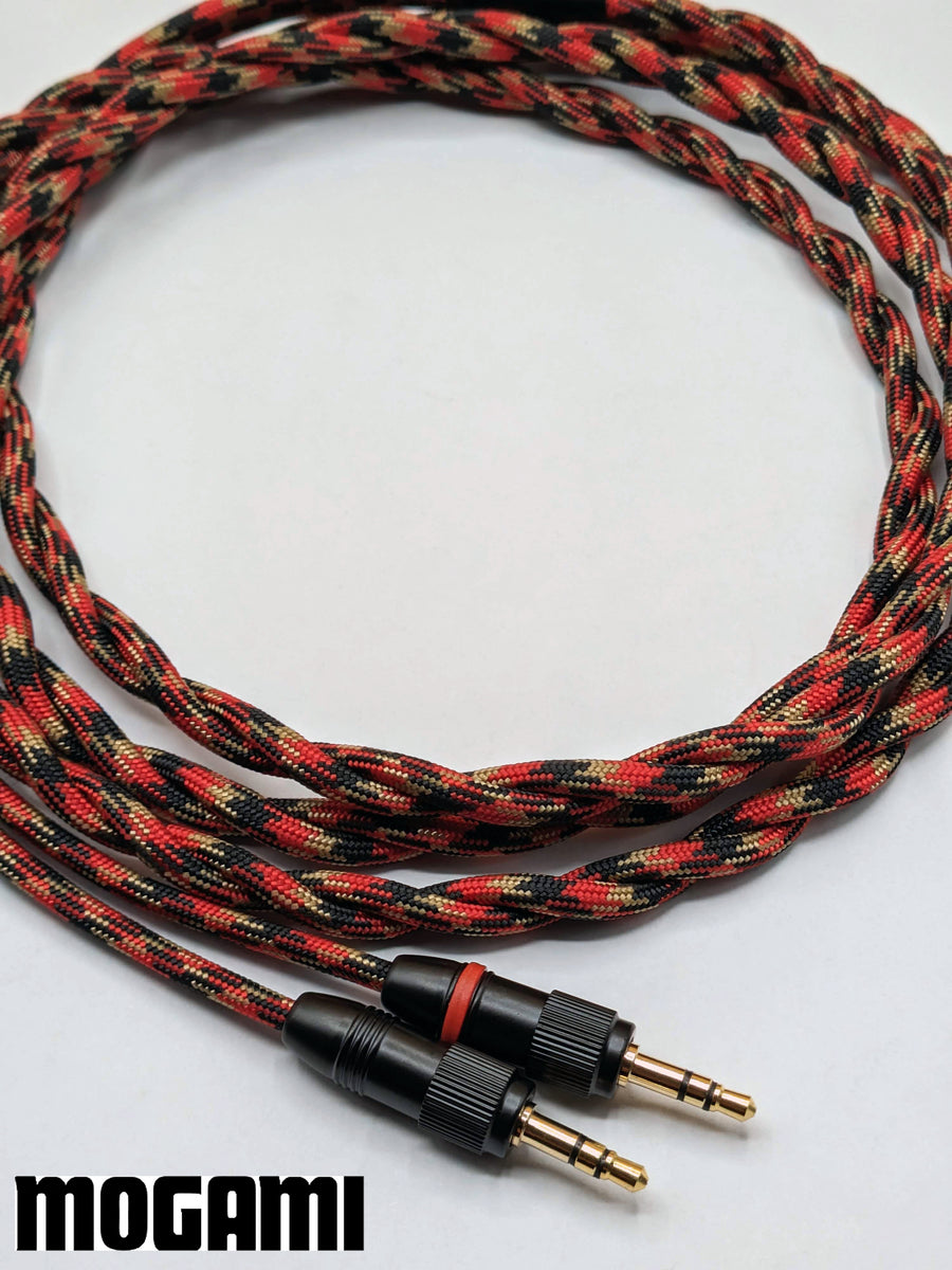Sony MDR-Z7 / Z7R / Z1R Spiral Twin - Headphone Cable THREADED Conne