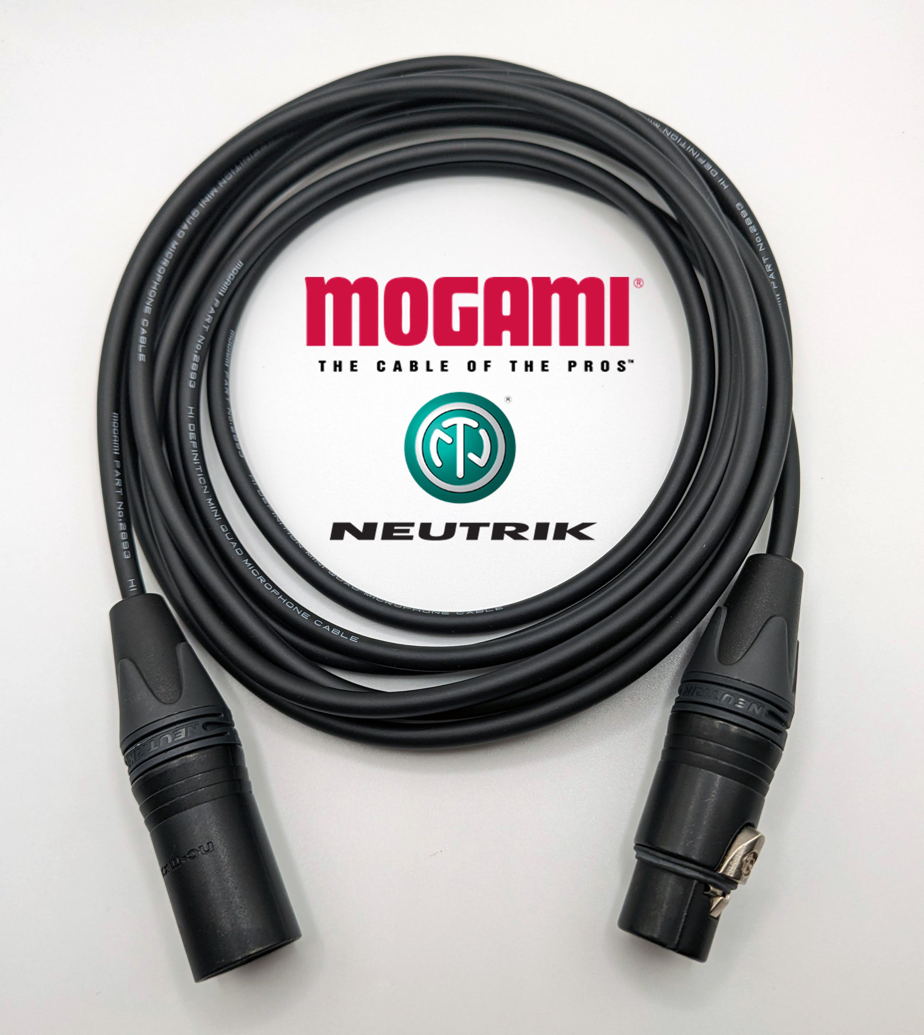 4 Pin XLR Balanced Headphone Extension Cable - Mogami and Neutrik