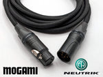 Load image into Gallery viewer, 22AWG Mogami 4 Pin XLR Balanced Headphone Extension Cable 10ft - Mogami and Neutrik
