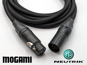 22AWG Mogami 4 Pin XLR Balanced Headphone Extension Cable 10ft - Mogami and Neutrik
