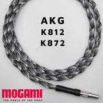 Load image into Gallery viewer, AKG K812 K872 Spiral Twin Headphone Cable - Mogami 26AWG
