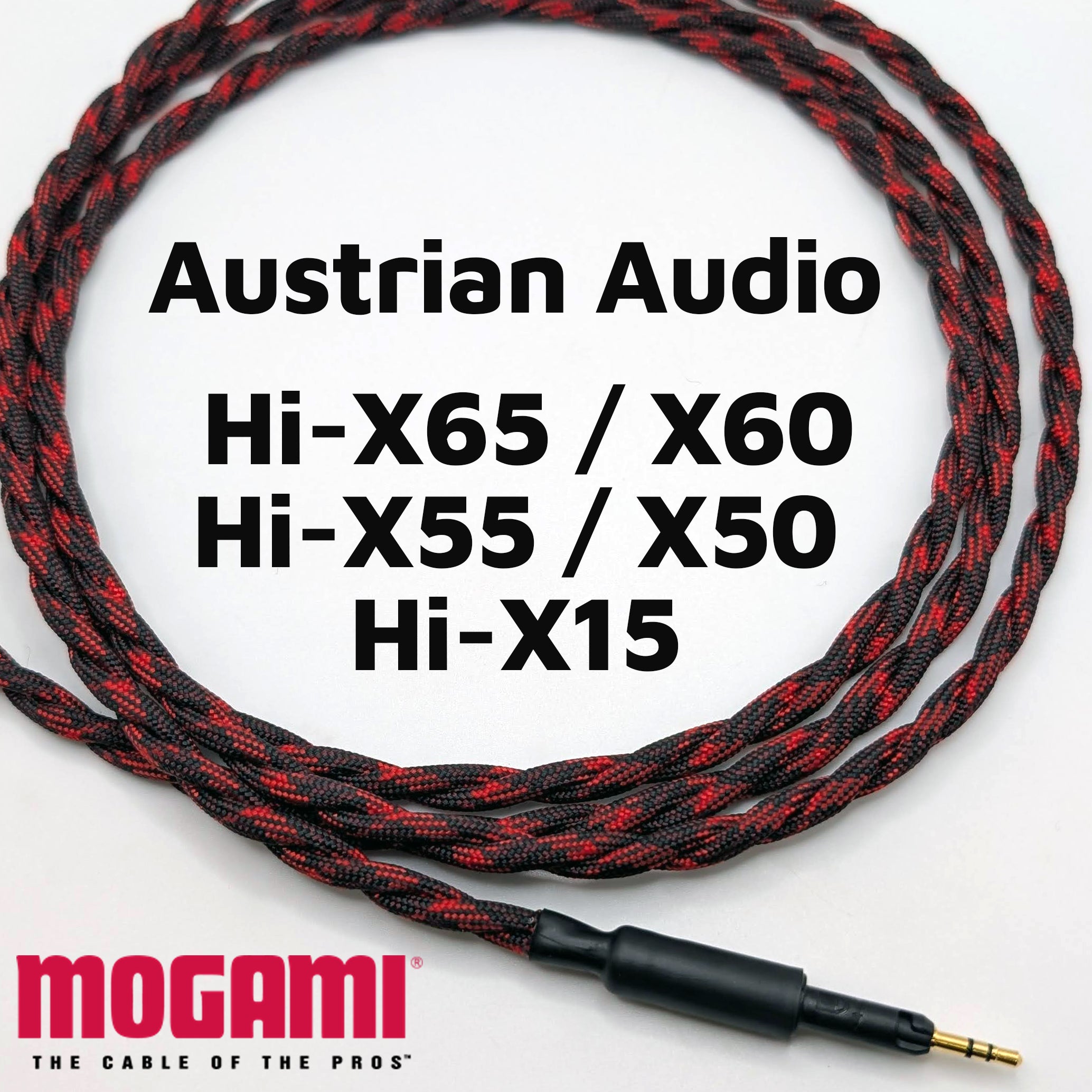 Spiral Twin - Austrian Audio Hi-X65 / X60 / X55 / X50 / X15 - Mogami 26AWG