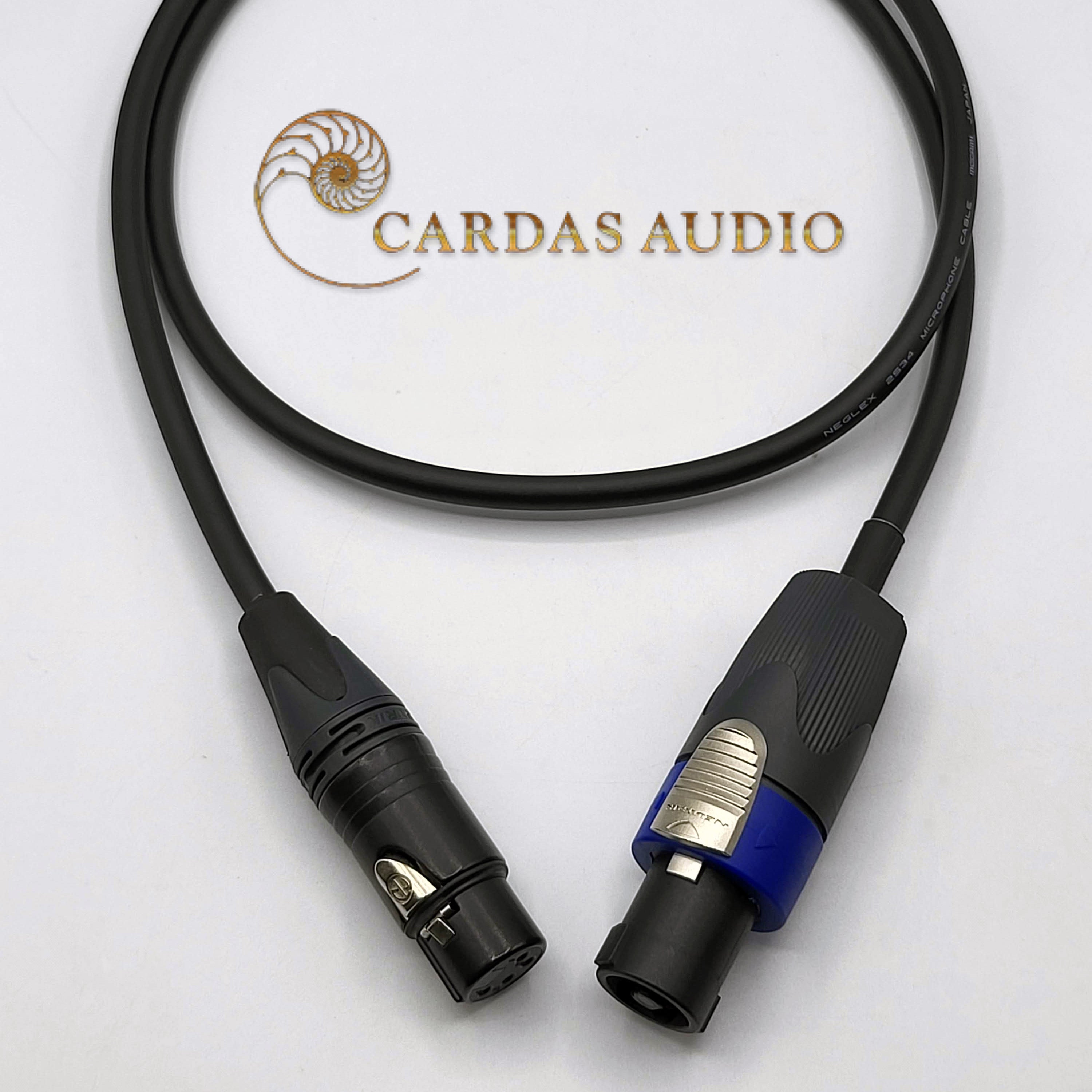 Headphone Adaptor Cable - Benchmark AHB2 -  Cardas Audio / NL4 to Female 4 Pin XLR