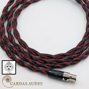 Cardas Audio - AKG K7XX Q701 Headphone Cable - 3 Pin Mini XLR - Cardas 24AWG