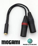 Load image into Gallery viewer, Adaptor Cable - Female 4.4mm to Dual Male 3 Pin XLR - Mogami
