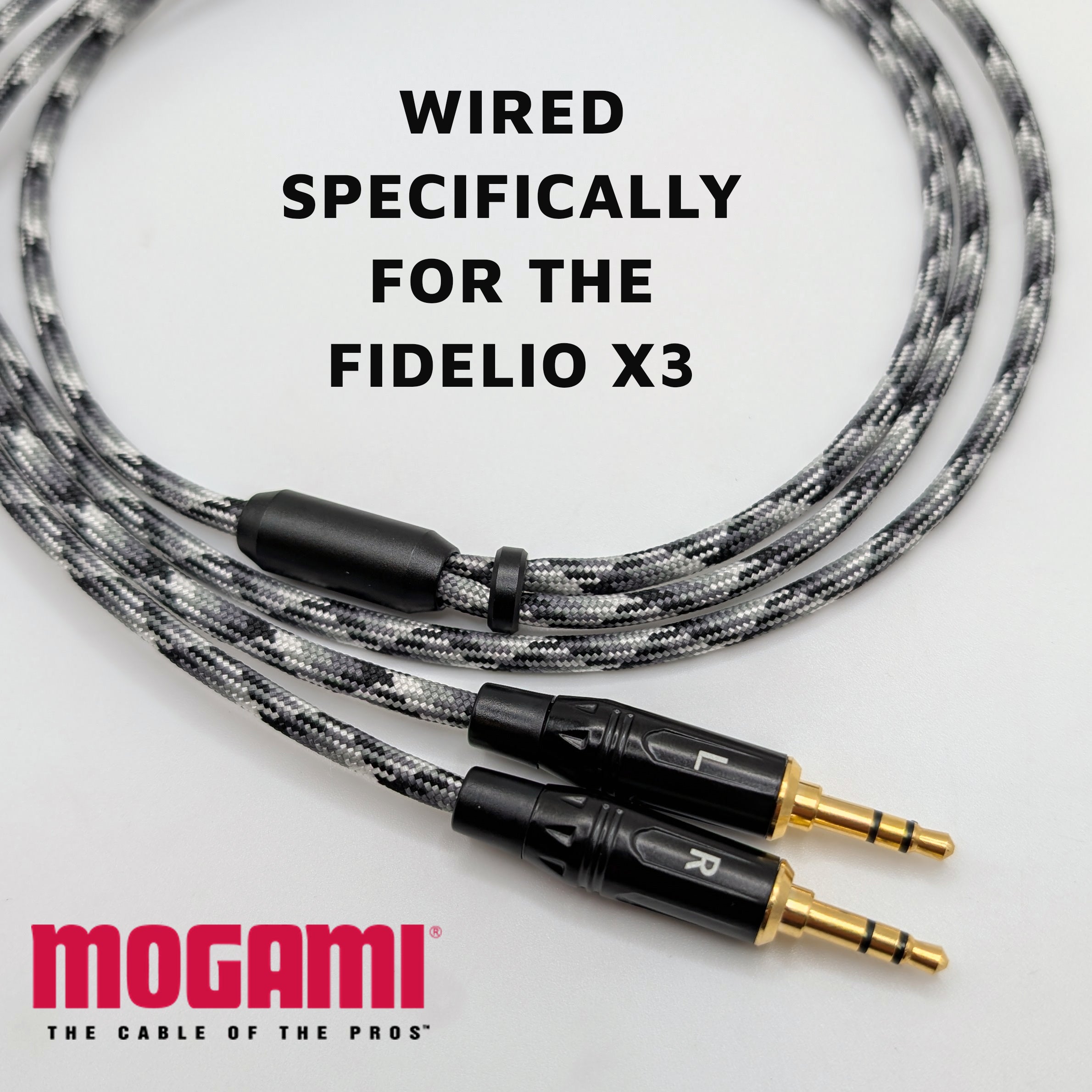 Philips Fidelio X3 Headphone Cable - Mogami 26AWG – Fog City Audio
