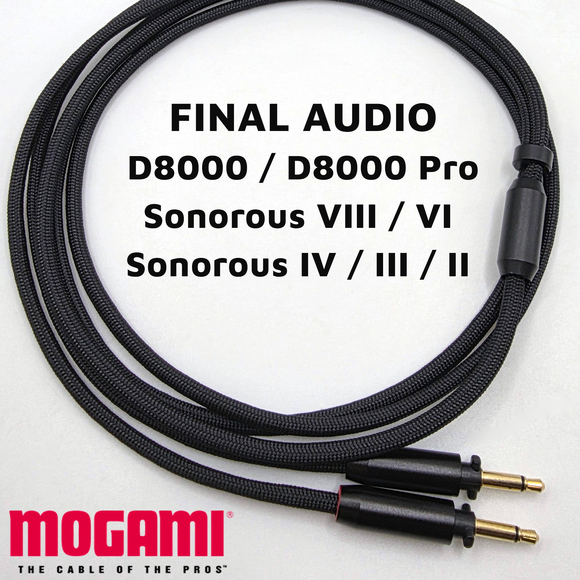 Final D8000 MOGAMI 2534 200cm 4.4mm5極 Final Audio D8000 / D8000 Pro / Sonorous Series Cable - Mogami