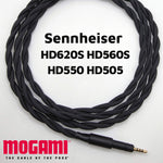 Load image into Gallery viewer, Spiral Twin - Sennheiser HD560S / HD620S / HD550 / HD505 - Mogami 26AWG
