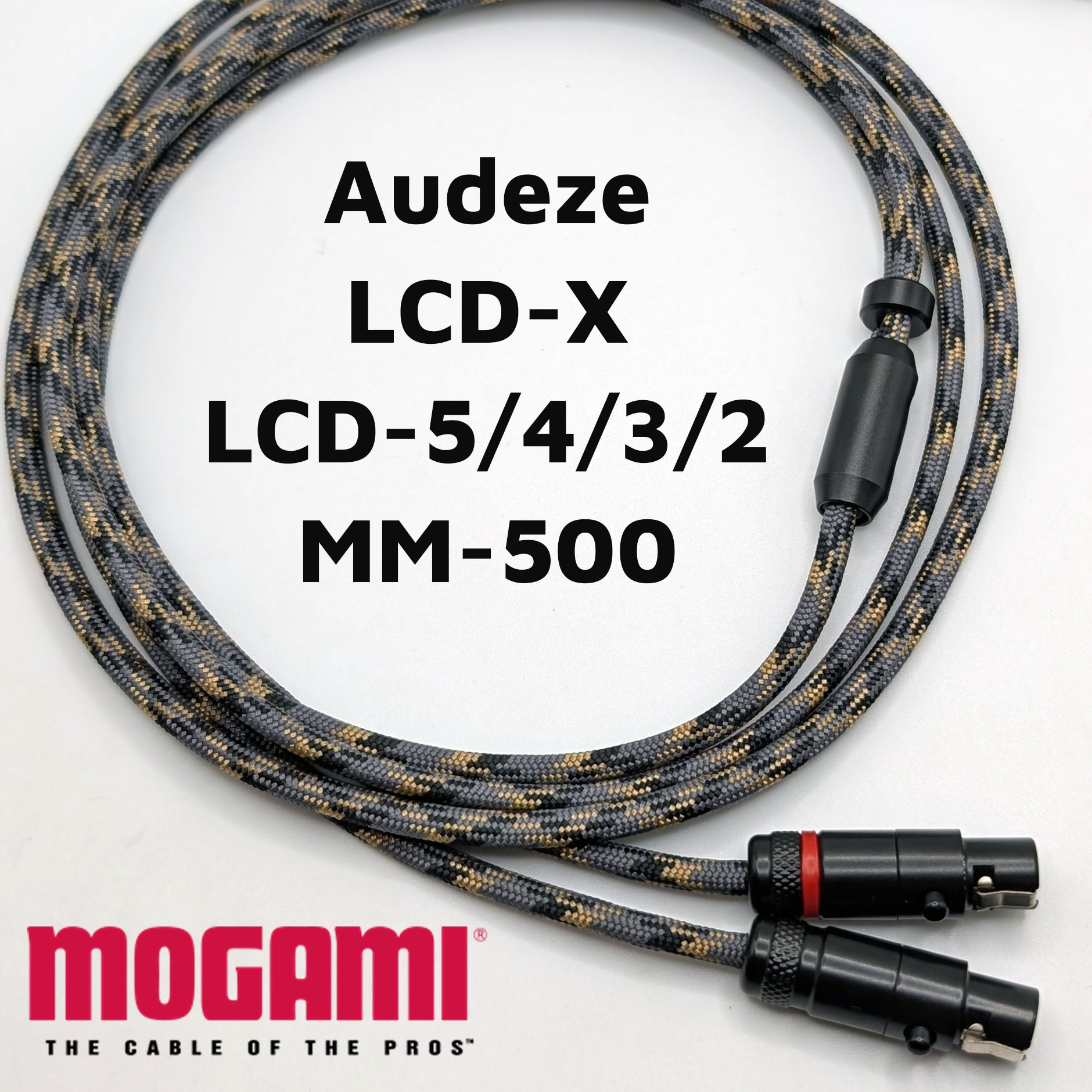 Audeze LCD-X / LCD-2 / LCD-3 / LCD-4 / LCD-5 / MM-500 - Mogami 26AWG