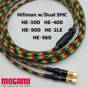 Legacy Hifiman Dual SMC - HE560 / HE400 / HE6 / HE5LE Headphone Cable - Mogami 26AWG