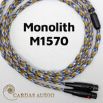 Load image into Gallery viewer, Monolith M1570 Spiral Twin Headphone Cable - Cardas 24AWG
