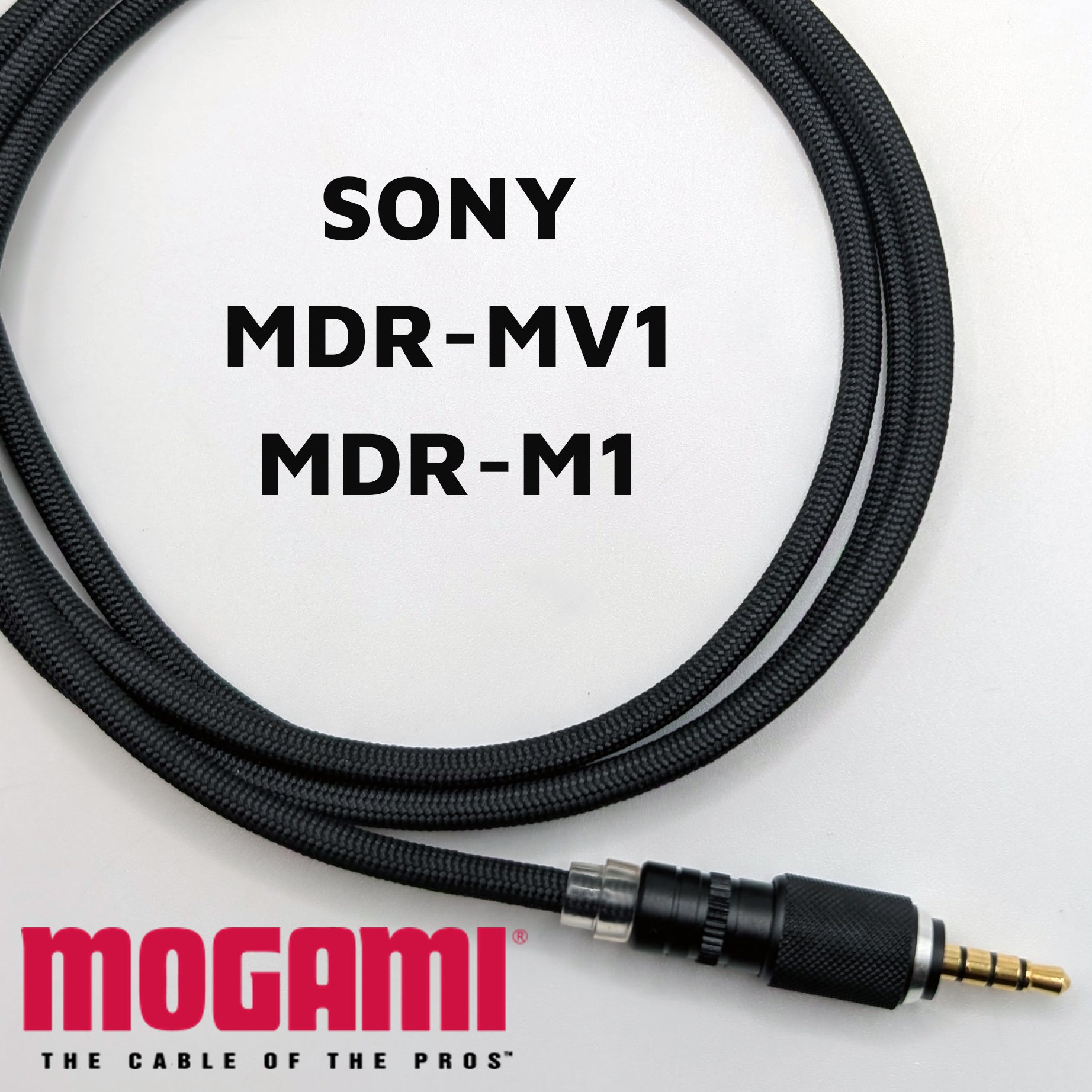 Sony MDR-MV1 / M1 Headphone Cable - Mogami 26AWG