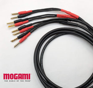 Pair of Speaker Cables - Bananas or Spades - Mogami 14AWG