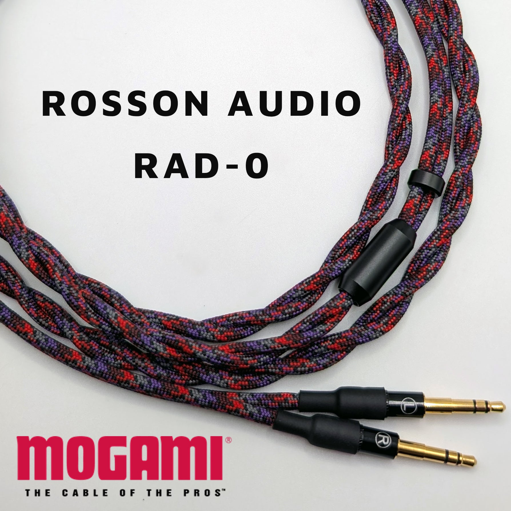 Spiral Twin - Rosson RAD-Zero Headphone Cable - Mogami 26AWG