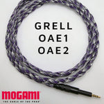Load image into Gallery viewer, "Spiral Twin" Grell OAE1 / OAE2 Headphone Cable - Mogami 26AWG
