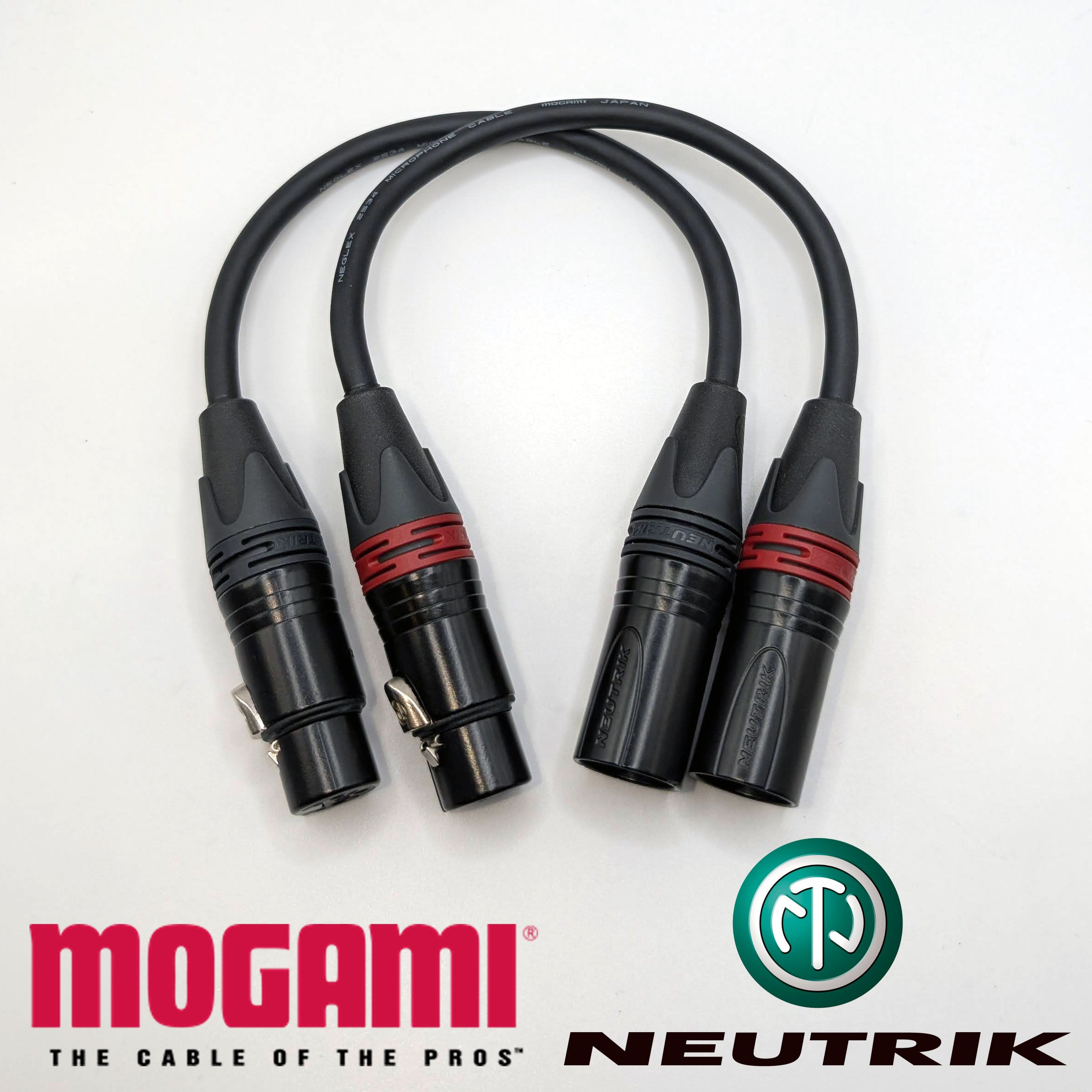 XLR Patch Cables - Mogami Cable - Built in USA