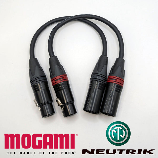 Pair of XLR Interconnect Cables - Mogami and Neutrik – Fog City Audio