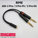 Load image into Gallery viewer, RME ADI-2 Pro Balanced Adaptor Cable - Dual 6.35mm (1/4") Male to Female 4.4mm - Mogami 24AWG
