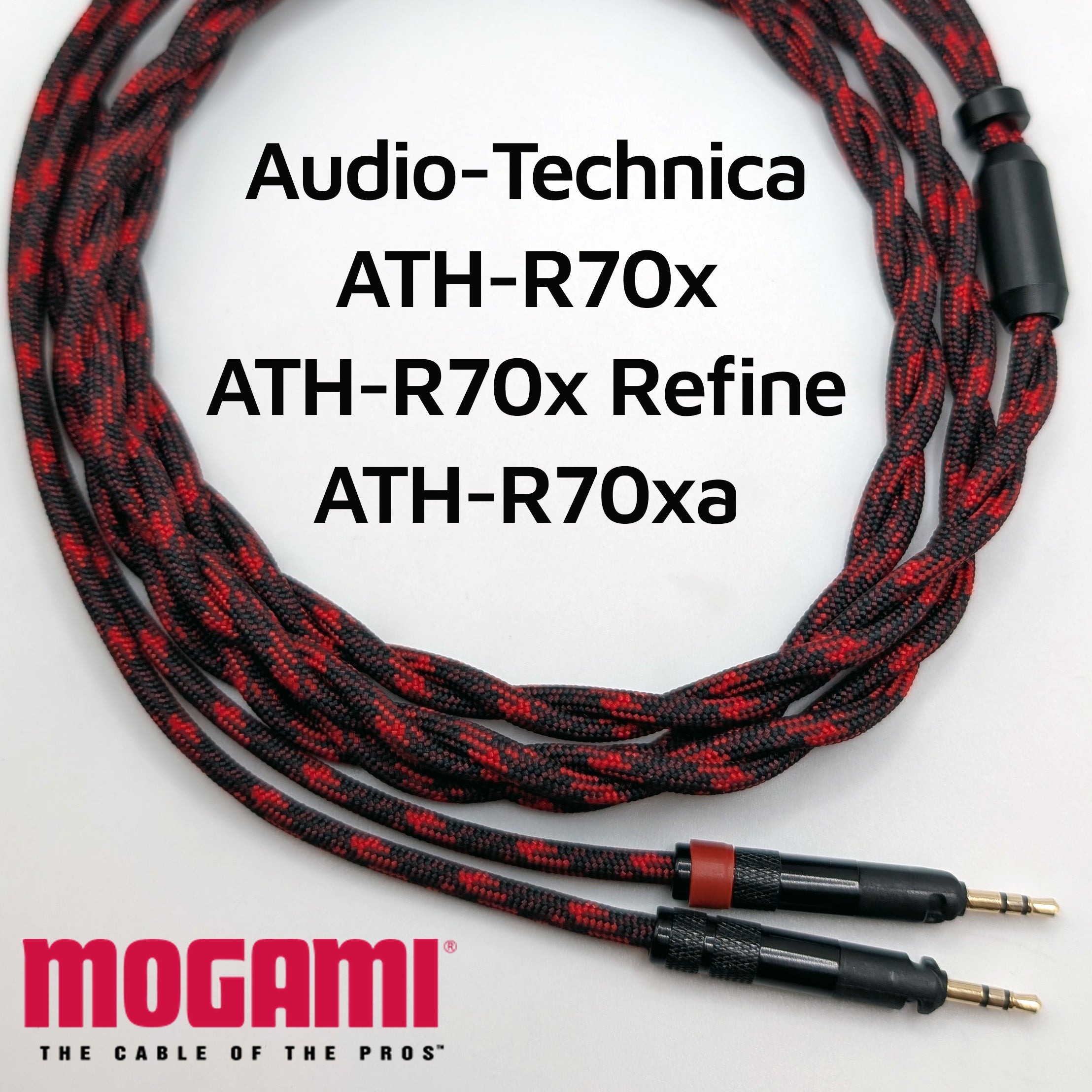 "Spiral Twin" Audio Technica ATH-R70x / ATH-R70 Refine / ATH-R70xa - Mogami 26AWG