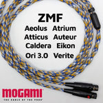 Load image into Gallery viewer, &quot;Spiral Twin&quot; ZMF Headphone Cable - Aeolus Atrium Atticus Auteur Caldera Eikon Ori 3.0 Verite - Mogami 26AWG
