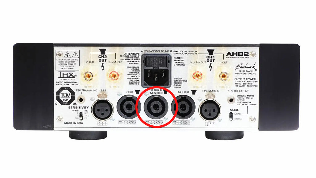Headphone Adaptor Cable - Dual Benchmark AHB2 Monoblock - Dual NL2 to ...