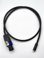 Load image into Gallery viewer, Headphone Adaptor Cable - Benchmark AHB2 -  NL4 to Female 4.4mm Pentaconn - Mogami Cable
