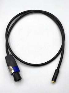 Headphone Adaptor Cable - Benchmark AHB2 -  NL4 to Female 4.4mm Pentaconn - Mogami Cable