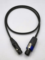 Load image into Gallery viewer, Headphone Adaptor Cable - Benchmark AHB2 -  NL4 to Female 4 Pin XLR - Mogami Cable

