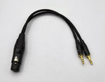 Load image into Gallery viewer, Ayre Codex &amp; EX-8 / Pono / Sony PHA-3 Balanced Adaptor Cable - Dual 3.5mm (1/8&quot;) Male to Female 4 Pin XLR / 4.4mm / 2.5mm
